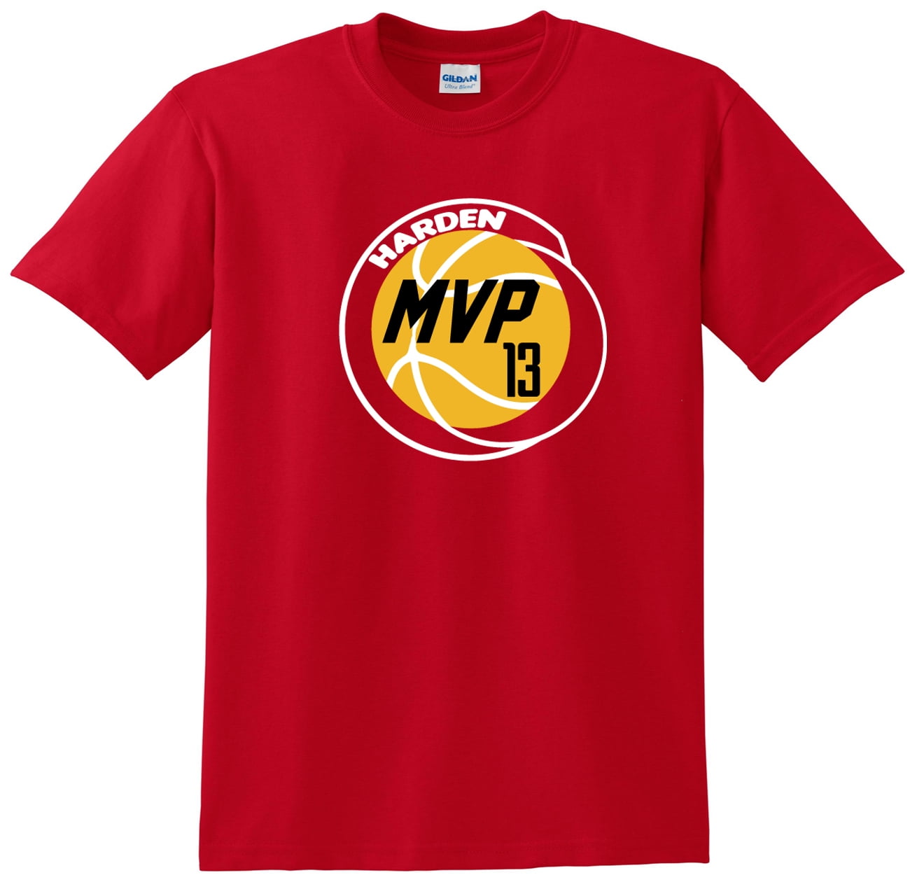 Shedd Shirts Red James Harden Houston Rockets "Harden MVP" Youth Small T-Shirt by