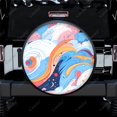thumbnail image 1 of Motif Coloré Abstrait ic Polyester Universel Housse de Roue de Rechange pour Remorque RV SUV Camion Camping-Car, 1 of 5