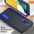 thumbnail image 5 of for Galaxy A13 5G Case Kickstand Durable 3-Layer Military Grade Protective Cover Hybrid Silicone Heavy Duty Rugged Shockproof Screen Lip Raised Protection for Samsung Galaxy A13 5G,
Royalblue, 5 of 8