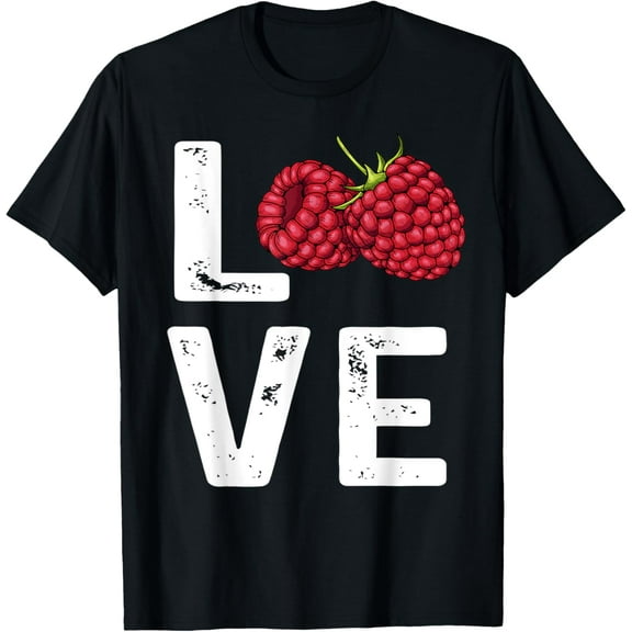 Love Raspberry Halloween Fruit Costume Sweet Raspberry Squad T-ShirtPure cotton short-sleeved shirts for both men and women