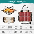 thumbnail image 4 of Ckdifva Cats Play in Bookshelf Cooler Bag Cooler Cooling Tote Lunch Bag Lunch Box Front Pocket with Shoulder Strap, 4 of 6