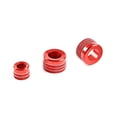 thumbnail image 2 of Red Air Conditioner Knob Audio Volume Tune Button Trim Cover Ring For X5 X6 E70 E71 F15 F16 2014-20, 2 of 5