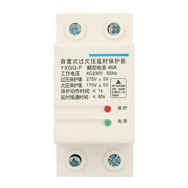 Protection Relay Automatic Relay Protector 2P 40A Automatic Recovery ...