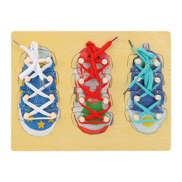 Tie Shoe Board, Safe Mellow Shoe Lace Activity Board Learning For Hand Exercise For Elderly Children
