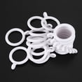 thumbnail image 2 of 80X White 25mm Inner Plastic Curtain Rings, 2 of 7