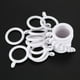thumbnail image 3 of 80X Anillos de Cortina de Plástico Interiores Blancos de 25mm, 3 of 9