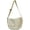 White, variant on ZhangBaoLin Canvas Hobo Bag for Women Large Capacity Shoulder Crossbody Bag Artistic Totes Handbag Simple Commuting Purse