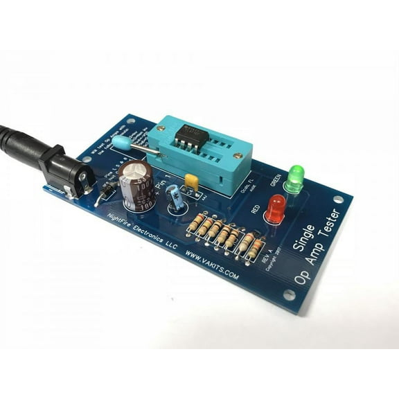 Single Op Amp Tester Pre Built By NightFire Electronics LLC