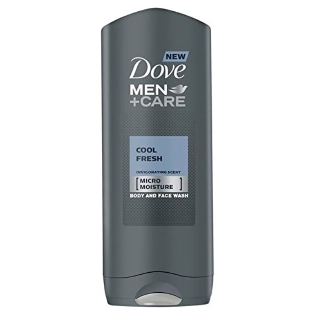 dove men+care cool fresh shower gel 400ml (pack of 2)