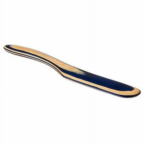 Island Bamboo 8" Blue Pakkawood Wooden Spreader