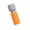 A004- Orange, variant on Custom, Custom Self Inking, Personalized Address, Custom Rubber, 2.5X1 Inch Compact Portable Design for Office, Home, and Small Business Daily Document Marking Use