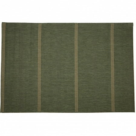 Pawleys Island Original Collection - Inlet Stripe Green - Pawleys Island Outdoor Rug (7'6