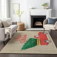 thumbnail image 6 of Addison Rugs Mayfield Washable Holiday Truck & Tree Red Rectangle Rug, 10' x 14', 6 of 6
