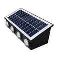 thumbnail image 3 of AuroraX Motion Sensor Solar Wall Light Outdoor Solar Lights for Yard Decorative Security Waterproof Wireless LED Patio Garage Porch Lamp Black, 3 of 6