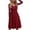 Wine, variant on Patlollav Womens Plus Size Dresses Slim Fit Comfortable Dress