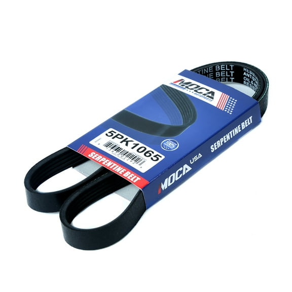 MOCA AUTOPARTS 5PK1065 Serpentine Belt for 85-83 Mazda 626 L4 2.0L & 02-98 Mitsubishi Mirage L4 1.5L & 95 Honda Prelude L4 2.2L and More Fits select: 2007 VOLKSWAGEN JETTA WOLFSBURG