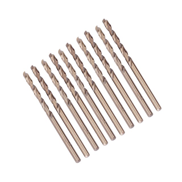 HSS-CO Broca helicoidal M35 Broca de cobalto Broca helicoidal Herramienta de perforación Juego de brocas HSS-CO para acero para muelles de automóvil para taladrar en acero Amonsee Otros