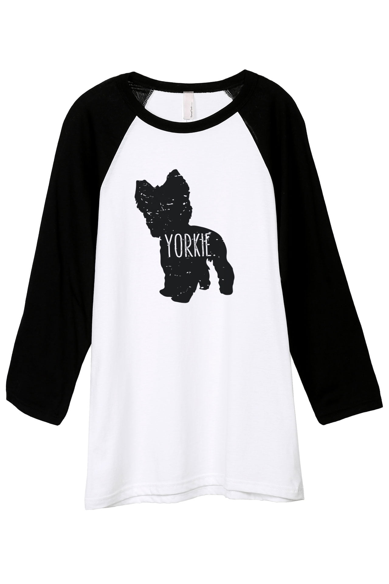 Reindeer Silhouette Unisex 3//4 Sleeves Baseball Raglan T-Shirt Tee White Black