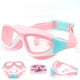 thumbnail image 2 of Gafas de natación de visión amplia para niños, niñas y niños (de 6 a 15 años de edad), gafas de natación polarizadas premium para niños, buceo, antivaho, sin fugas, protección UV, azul Sincero Electrónica, 2 of 4