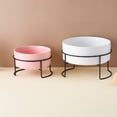 thumbnail image 4 of Comederos de Cerámica para Perros con Soporte, Comederos y Bebederos para Gatos, de Gran Capacidad y con Ajustable, A, 4 of 5