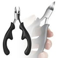 thumbnail image 2 of Stainless Steel Toenail Clipper Set Includes Cuticle Scissors and Grooming Tools for Precise Nail Care, 2 of 7