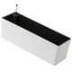 thumbnail image 3 of Maceta rectangular autorriego con indicador de nivel de agua, maceta decorativa Blanco, 3 of 9