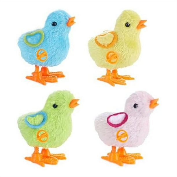 Paquete de 4 Juguetes de Peluche Que Saltan de Pascua para Niños Pequeños, Saltando para Pollitos de Pascua
