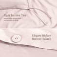 thumbnail image 3 of Bare Home Organic Cotton Duvet Cover Set - 400 Thread Count - Sateen Weave - Queen, Dusty Pink, 3-Pieces, 3 of 10