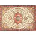 thumbnail image 1 of Ahgly Company Indoor Rectangle Traditional Brown Gold Medallion Area Rugs, 7' x 9', 1 of 6