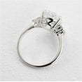 thumbnail image 3 of solitaire jewels 2.5CT Pear Moissanite Engagement Ring For Women, 18K White Gold, 3 of 5