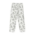 thumbnail image 5 of Xecao Hand Drawn Rabbit Men's Straight Lounge Pajama Pants: The Ultimate in Comfortable Sleepwear, 5 of 9