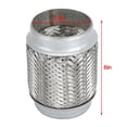 thumbnail image 3 of Tubo De Escape Flexible De Acero Inoxidable De 3,5 X 6 Pulgadas, Tubo Corrugado Interno Trenzado, 3 of 7