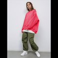 thumbnail image 4 of Sudaderas de Mujer con Cuello Redondo, Forro , Suéteres Oversize, Otoño 2025, Blusas Bonitas, Ropa Preppy Estilo-R L, 4 of 9
