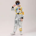 thumbnail image 2 of uikmnh Long Sleeve Romper Boys and Girls Astronaut Carnival Play Performance Jumpsuit for Space Themed Parties and Dress Up Size:7-9 Years, 2 of 9