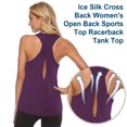 thumbnail image 3 of blazer Croisé Sans Dos pour Femmes, Gilet de Course Dos Ouvert, 3 of 5