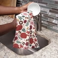 thumbnail image 3 of RITZ Seasonal Towel Set, 100% Cotton, Machine Washable, 3-Pack, Wildflower Fox, 3 of 4