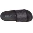 thumbnail image 3 of Sandalias COACH Udele Slide para mujer, color carbón/negro, talla 7, 3 of 6