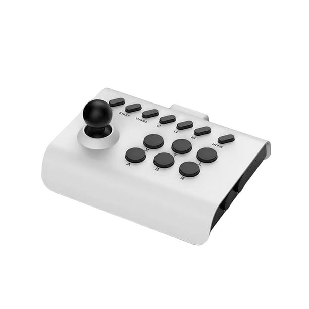 Methold Joystick inalámbrico Suministros para juegos Base antideslizante TV Conexión rápida Mano de obra fina Tamaño compacto Control Stick Videojuegos y accesorios Blanco negro