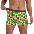 thumbnail image 2 of Kdxio Men's Boxer Briefs with Vegetable Print - Comfortable and Breathable Underwear for Everyday Wear, 2 of 7