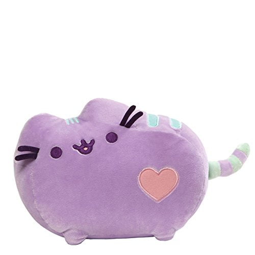 purple cat plush toy