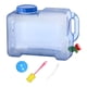 thumbnail image 4 of Contenedor de agua de capacidad de 8L, cubo de agua con tanque de espiga, jarra de almacenamiento de agua para acampar, para picnic, conducción, con tapa de agujero, 4 of 8