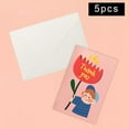 thumbnail image 6 of S SERENABLE 5 Pieces Valentine Day Cards Birthday Gift Card Sweet Birthday Mom Greeting Card Anniversary Card for Mom Friends Her Husband Boys, 6 of 8