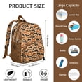 thumbnail image 6 of Lightweight Puppy Bone Print Backpack, Compact Dog Lover Small Bag for Daily Commute and Work, 6 of 6
