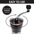 thumbnail image 6 of Primula Manual Adjustable Burr Coffee Grinder-Ceramic Mill & Brushed Stainless Steel Body-Whole Bean for French Press, Cold Brew, Espresso, Camping, 6 of 9