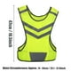 thumbnail image 3 of Hola Vis Running Chalecos de Seguridad Para Hombres Poliéster Fluoresnt Amarillo Alta Visibilidad Chaleco de Seguridad Reflectante Ajustable Para Deportes Al Aire Libre, 3 of 7