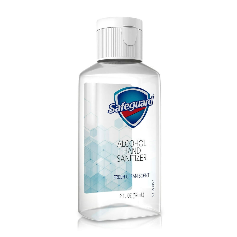 Safeguard Alcohol Hand Sanitizer, Fresh Clean Scent (2 Oz., 48 Ct