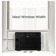 Midea 5,000 BTU 150 Sq Ft Window Air Conditioner with Remote, Black, MAW05R1WBL