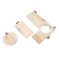 thumbnail image 3 of Chinchilla Plate-Forme en Bois Ensemble, Durable Chinchilla L Plate-Forme en Bois en Forme pour Hamster pour Animaux de Compagnie Samll pour Chinchilla, 3 of 8