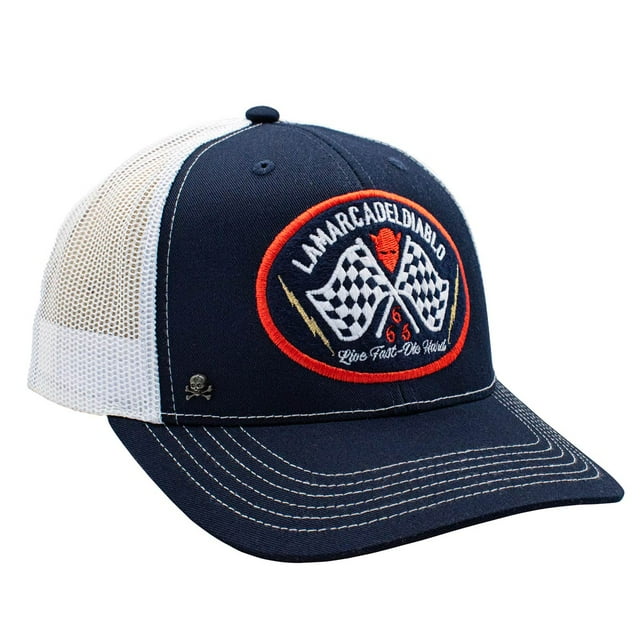 Gorra Trucker Blanco Unitalla Blue Flags
