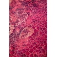 thumbnail image 2 of Souders, Paul 13x18 White Modern Wood Framed Museum Art Print Titled - Africa-Tanzania-Aerial view of patterns of red algae and salt formations in shallow salt waters, 2 of 4